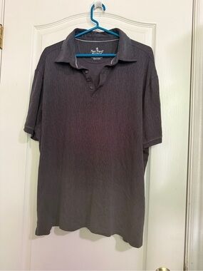 Nat Nast Men's Short Sleeve Polo in Charcoal-NWOT
